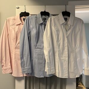 Like New Express “The Essential Shirt” (3) Button Downs
